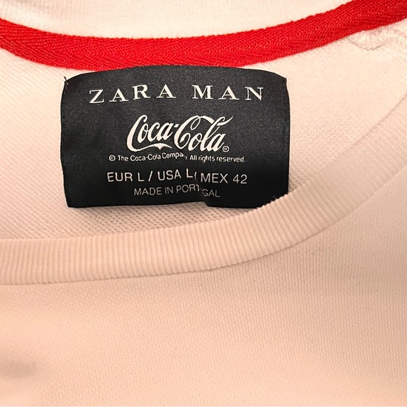 Zara Coca Cola Sweatshirt size L - Picture 7 of 9